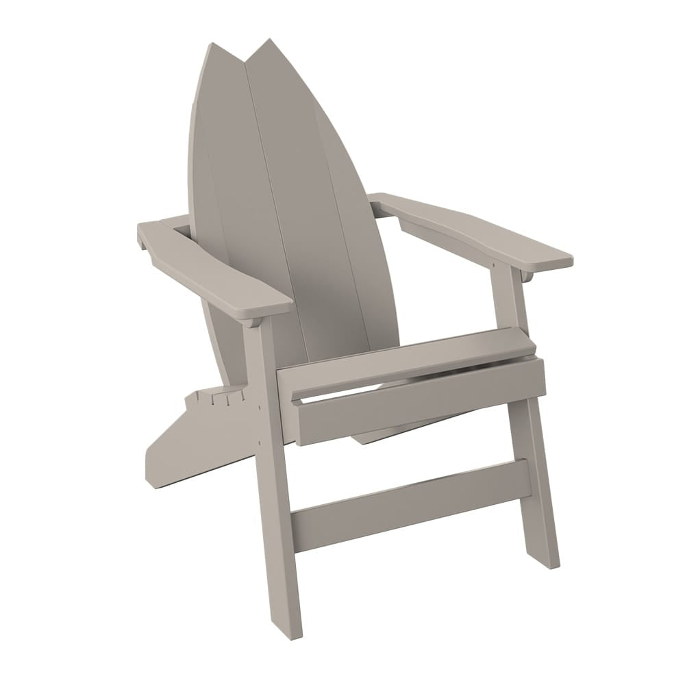 Polybird - Surfboard Adirondack-Tail Chair Sand - P80-SN view 1