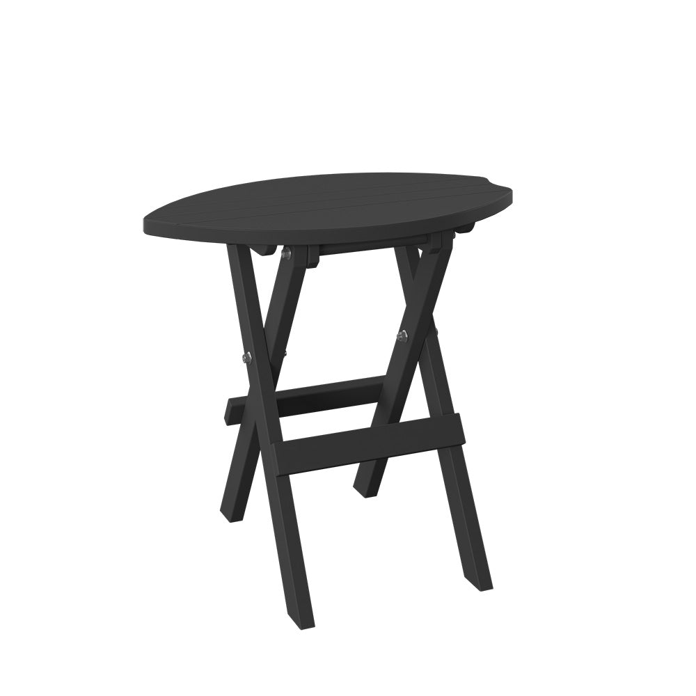 Polybird - Surfboard Balcony Table Black - P90-BK view 1