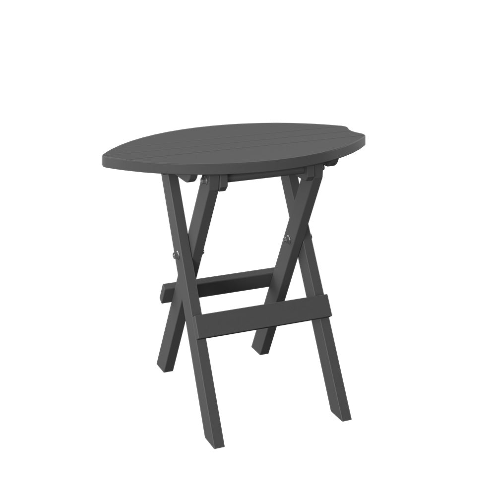Polybird - Surfboard Balcony Table Charcoal - P90-CH view 1