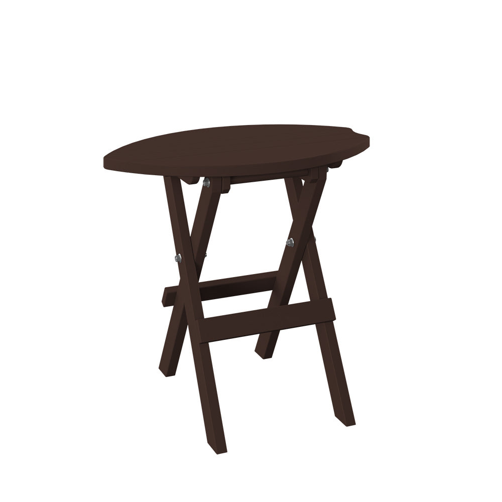 Polybird - Surfboard Balcony Table Tudor Brown - P90-TB view 1