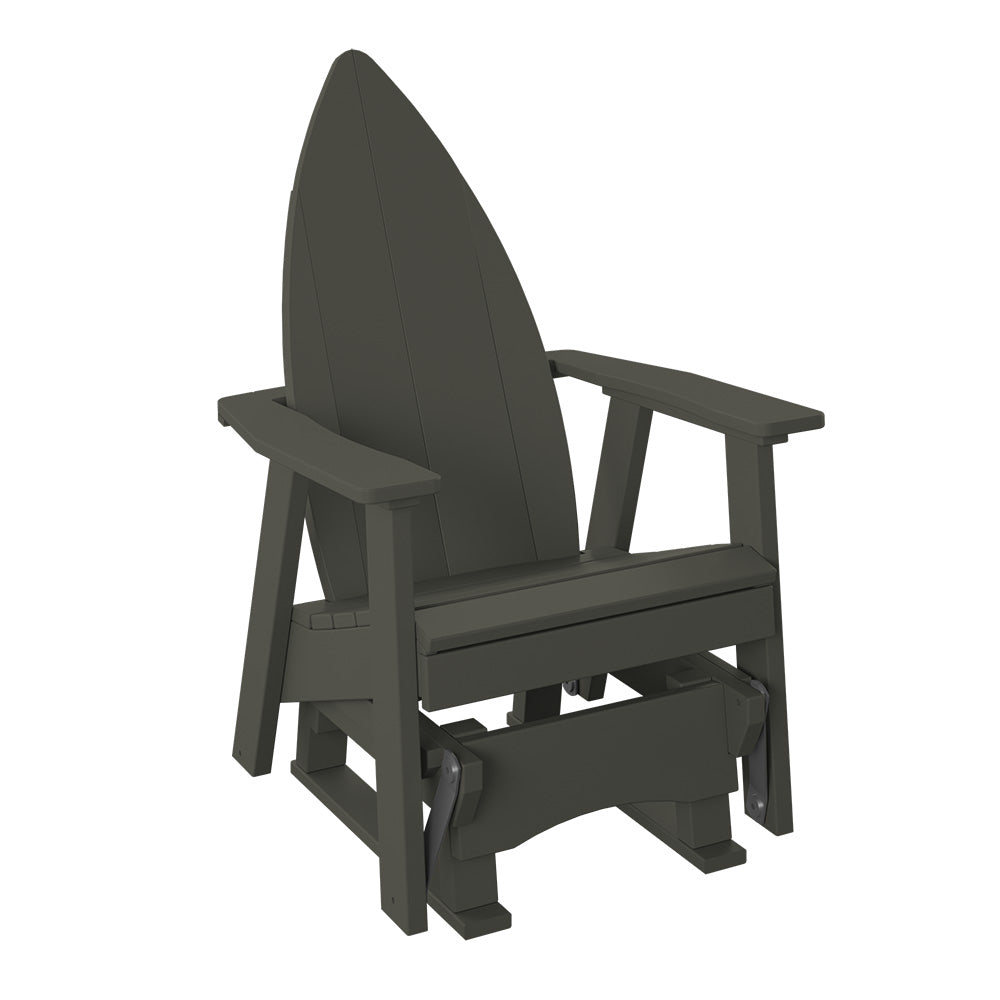 Polybird - Surfboard Nose 2' Glider Chair Coffee - P85-CF view 1