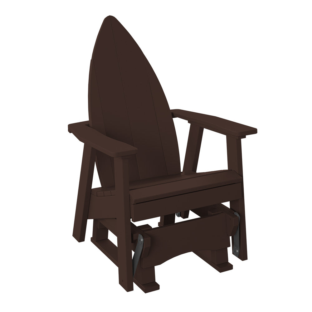 Polybird - Surfboard Nose 2' Glider Chair Tudor Brown - P85-TB view 1