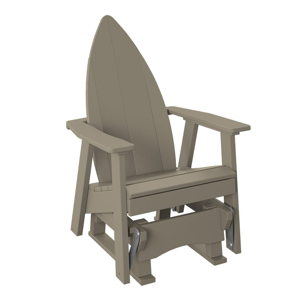 Polybird - Surfboard Nose 2' Glider Chair Weatherwood - P85-WW view 1