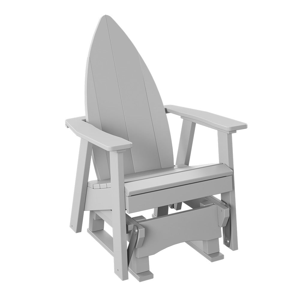 Polybird - Surfboard Nose 2' Glider Chair White - P85-WT view 1