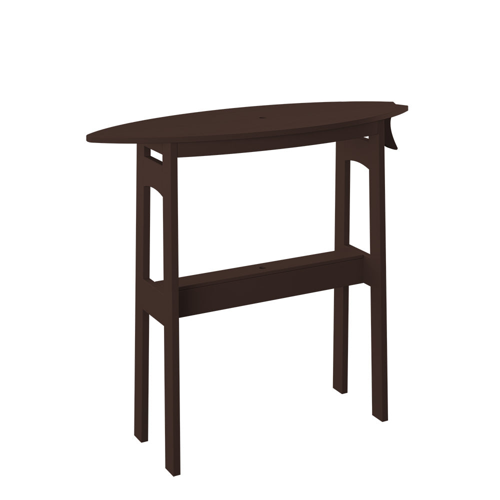 Polybird - Surfboard Table 48" Bar Height Tudor Brown - P87-B-TB view 1