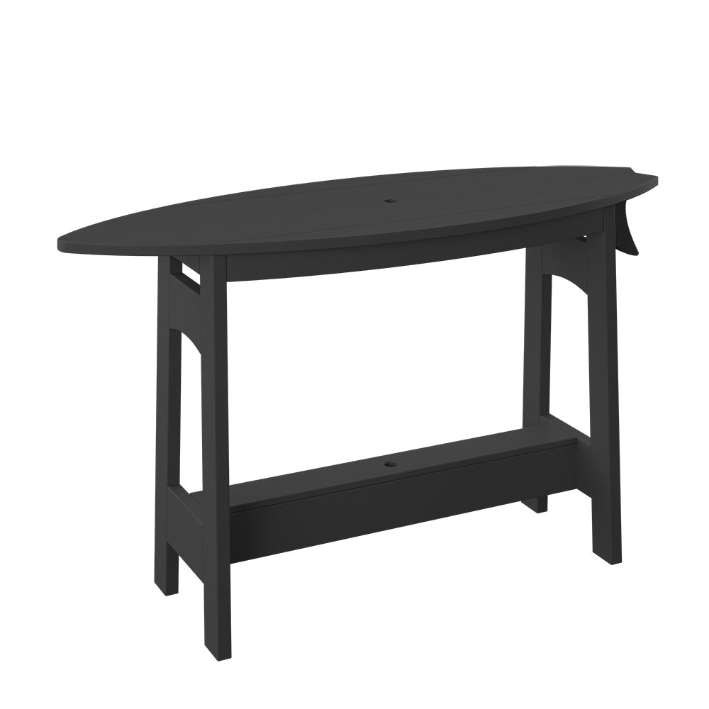 Polybird - Surfboard Table 48" Black - P87-R-BK view 1