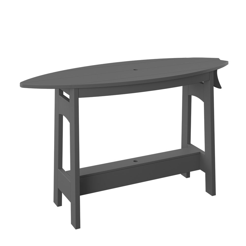 Polybird - Surfboard Table 48" Charcoal - P87-R-CH view 1