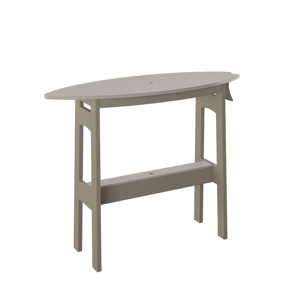 Polybird - Surfboard Table 48" Counter Height Sand And Weatherwood - P87-C-SN-WW view 1