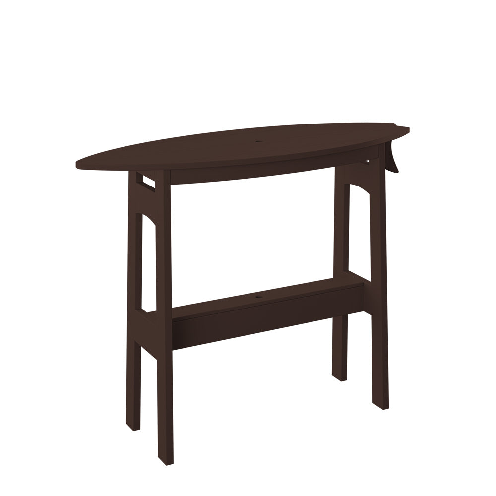 Polybird - Surfboard Table 48" Counter Height Tudor Brown - P87-C-TB view 1