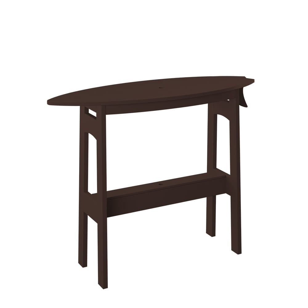 Polybird - Surfboard Table 48" Counter Height Tudor Brown - P87-C-TB view 1