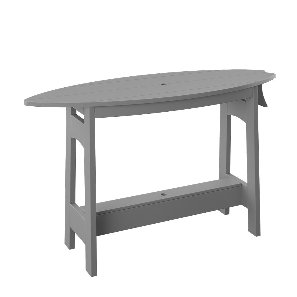 Polybird - Surfboard Table 48" Light Gray - P87-R-LG view 1