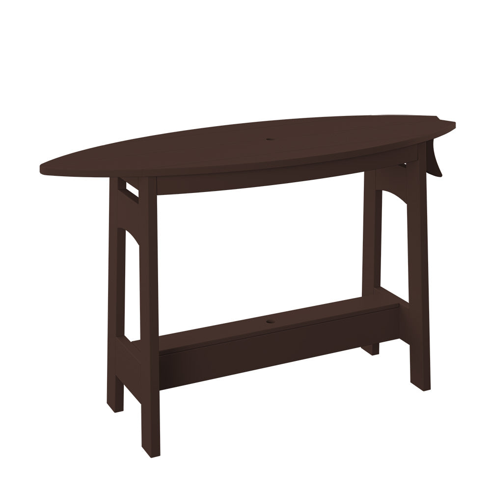 Polybird - Surfboard Table 48" Tudor Brown - P87-R-TB view 1