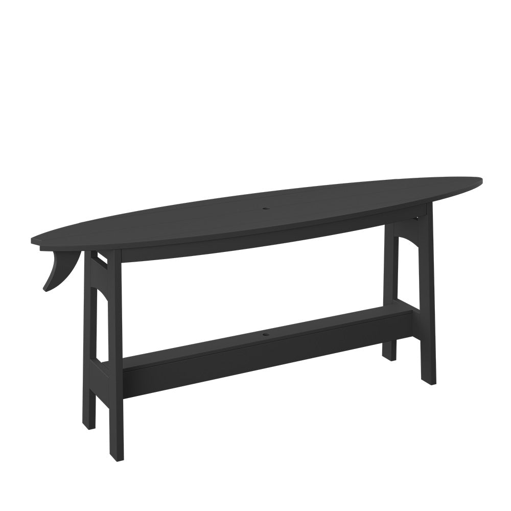 Polybird - Surfboard Table 72'' Black - P88-R-BK view 1