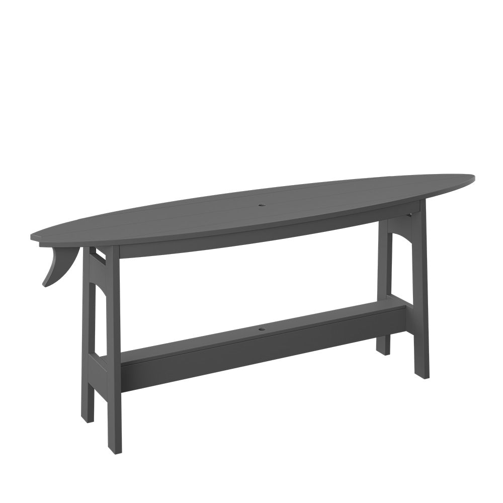Polybird - Surfboard Table 72'' Charcoal - P88-R-CH view 1