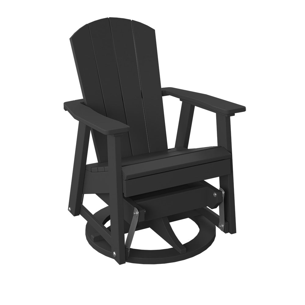 Polybird - Swivel Glider Black - P39-BK view 1