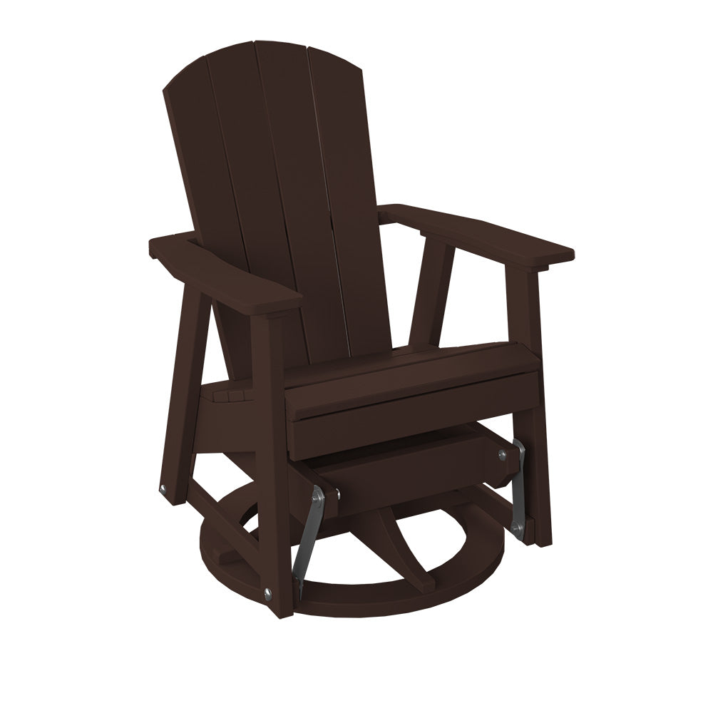 Polybird - Swivel Glider Tudor Brown - P39-TB view 1