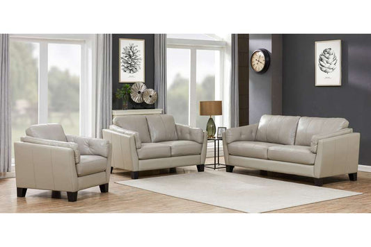 Porter Designs - Bergamo Top Grain Leather Sofa, Cream - 02-189-01-4617 veiw 2