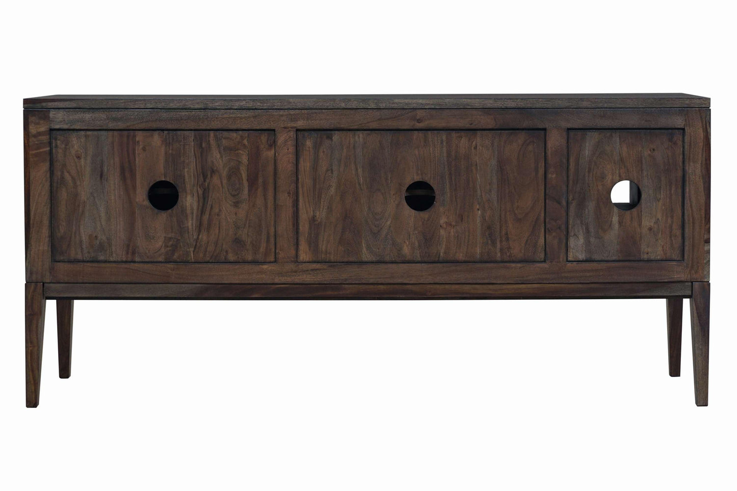 Porter Designs - Fall River Solid Sheesham Wood Sideboard, Gray - 07-117-30-4436 veiw 4