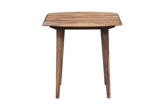 Porter Designs - Fusion Solid Sheesham Wood End Table, Natural - 05-117-07-6741N veiw 2