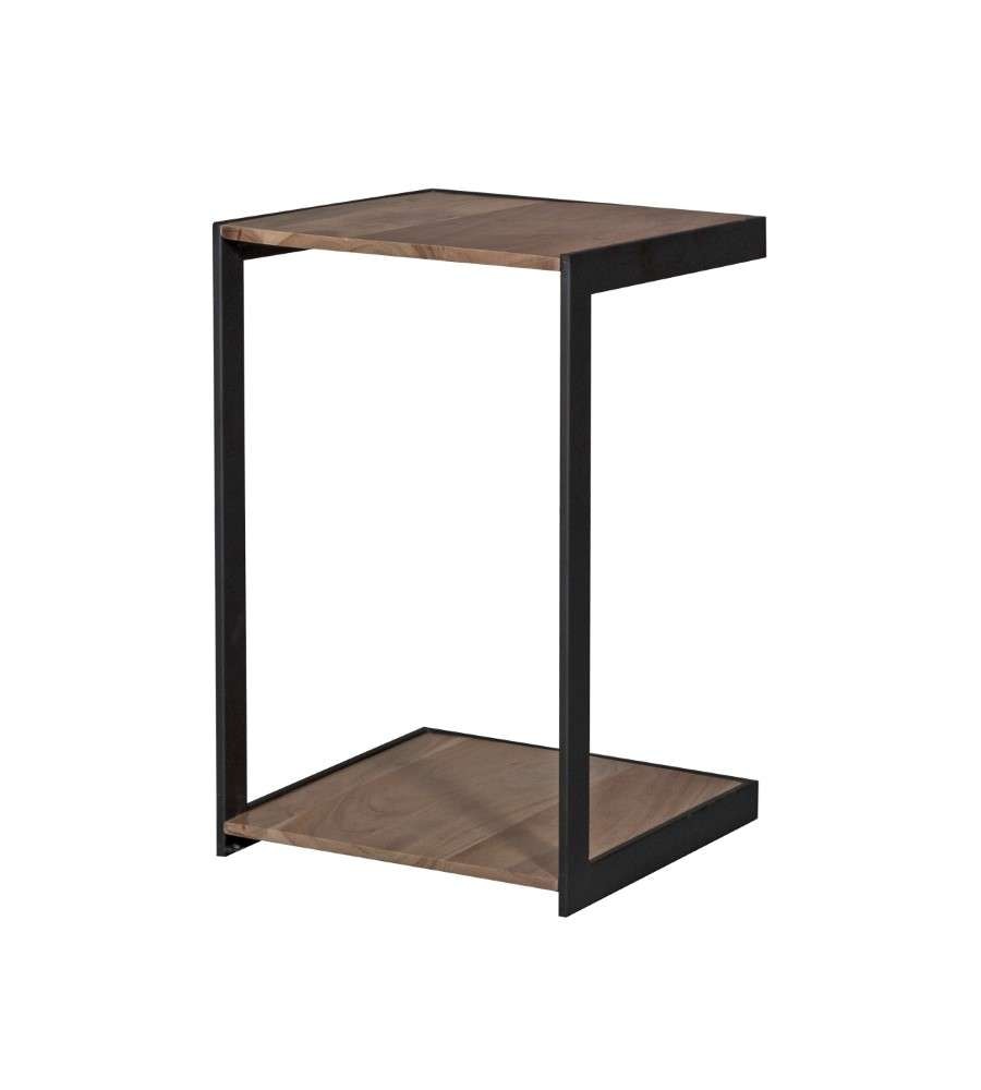 Porter Designs - Manzanita Live Edge Solid Acacia Wood End Table, Natural - 05-196-12-2418N veiw 3