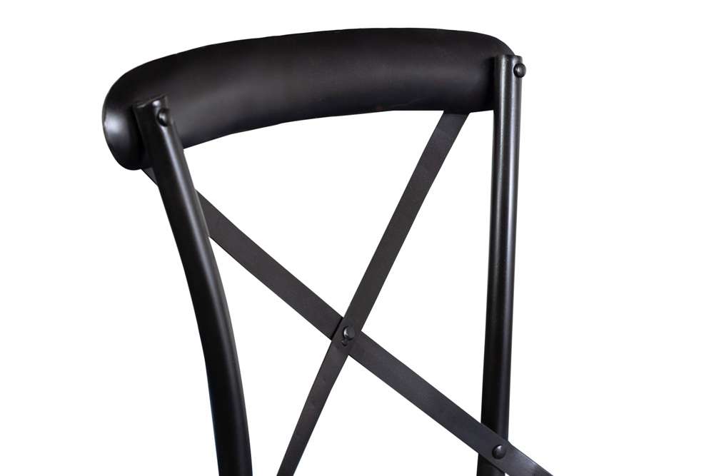 Porter Designs - Odeon Iron Metal Dining Chair, Gray - 07-196-02-5174 veiw 9