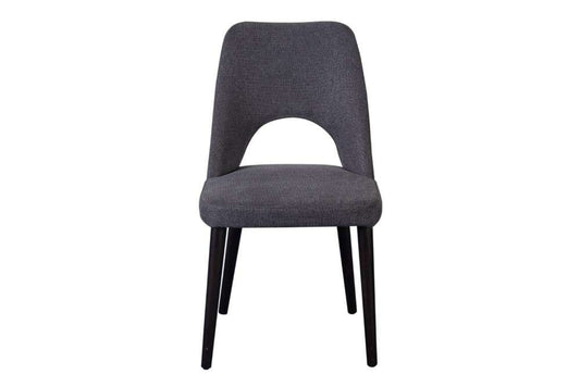Porter Designs - Prato Upholstered Dining Chair, Gray - 07-204C-02-D681 veiw 2