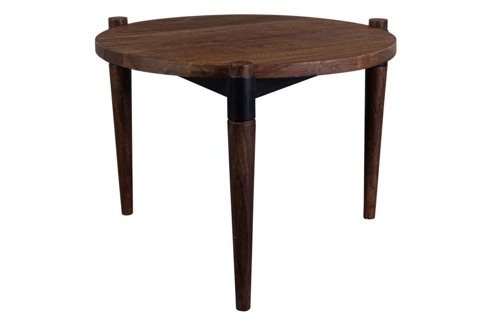 Porter Designs - Santiago Contemporary Solid Acacia Wood End Table, Brown - 05-108-08-7888 veiw 3