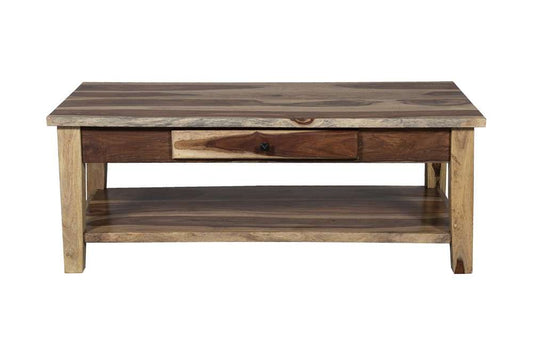 Porter Designs - Taos Solid Sheesham Wood Coffee Table, Natural - 05-196-01-9011N view 2