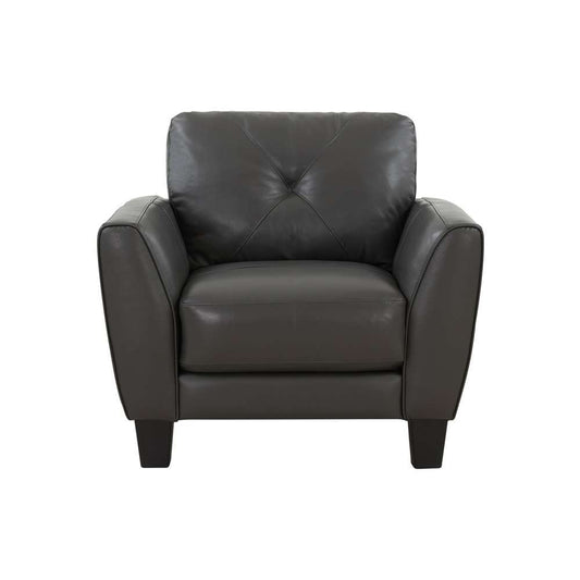 Porter Designs - Trento Top Grain Leather Chair, Gray - 02-189-03-4098 veiw 2