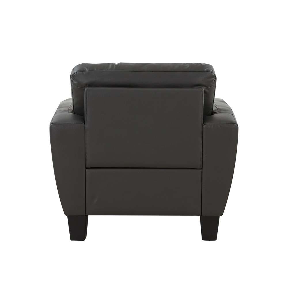 Porter Designs - Trento Top Grain Leather Chair, Gray - 02-189-03-4098 veiw 3