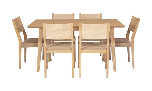 Powell Company - Cadence 7Pc Dining Set Natural - D1276D19PC7 veiw 2