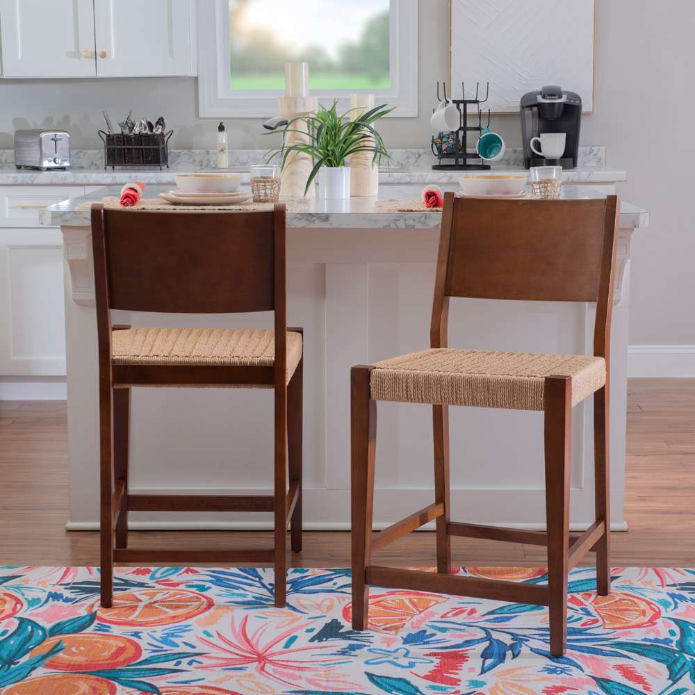 Powell Company - Cadence Counter Stools, Brown (Set of 2) - D1275D19CS veiw 6