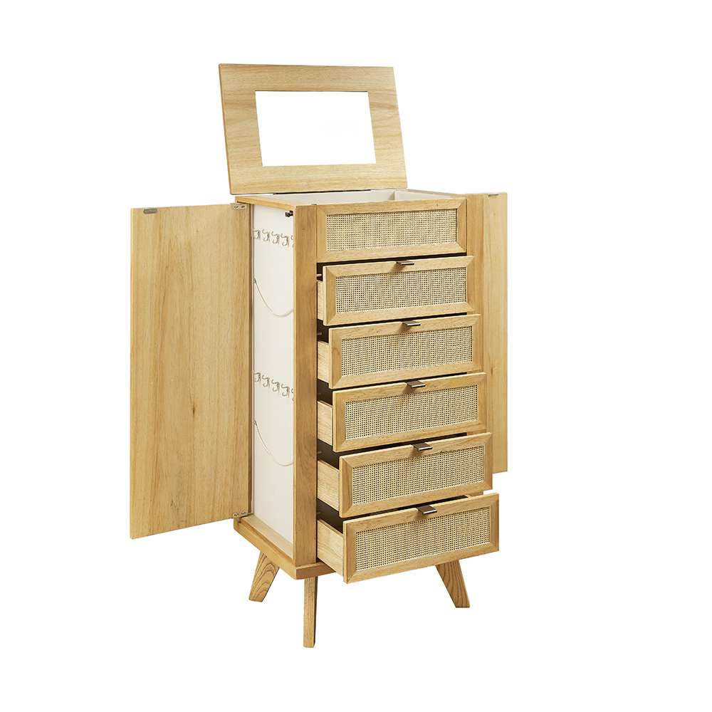 Powell Company - Collett Jewelry Armoire Natural - D1309J23 veiw 1