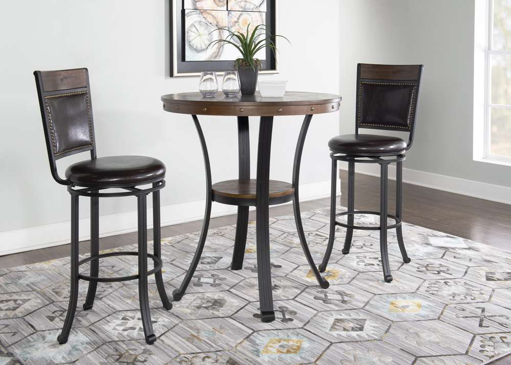 Powell Company - Franklin Pub Table 3 Piece - 15D2020PT3 veiw 2
