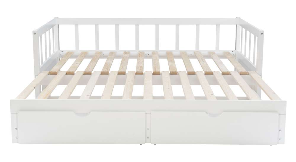 Powell Company - Hadley Storage Trundle Daybed, White - D1269Y19 veiw 6
