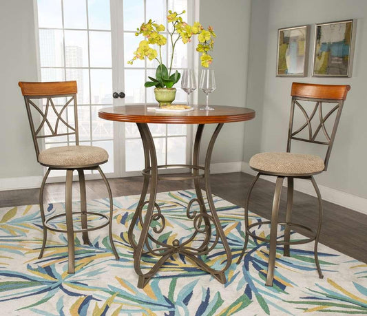 Powell Company - Hamilton 3Pc Swivel Pub Set - 697-404M1 veiw 2