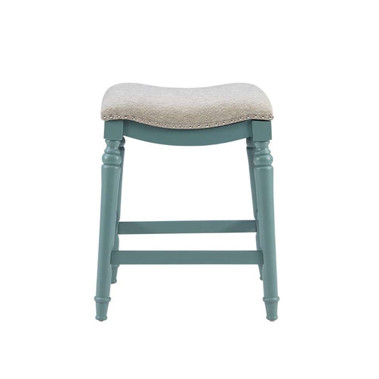 Powell Company - Hayes Big And Tall Counter Stool, Blue - D1043D16CSBL veiw 2