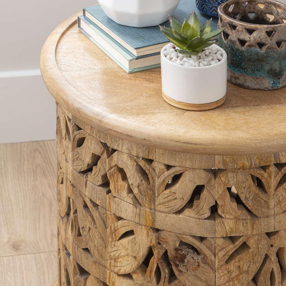 Powell Company - Indie Side Table Natural - D1428A21STNAT veiw 4