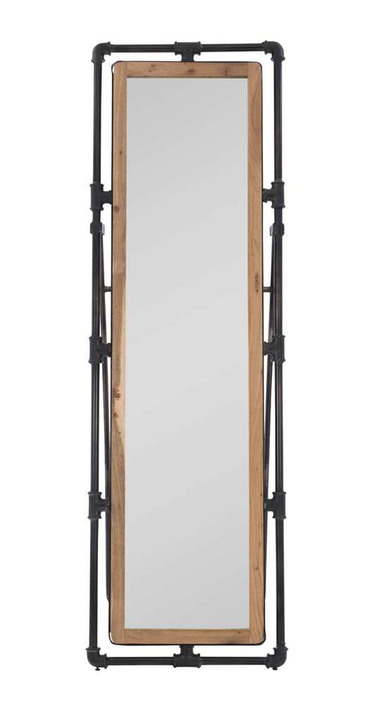 Powell Company - Metcalf Pipe Cheval Mirror - D1246A19 veiw 2