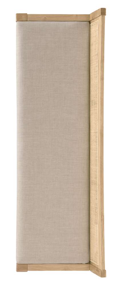 Powell Company - Nassau Rattan Cane Bench With Back, Beige - D1277S19 veiw 6