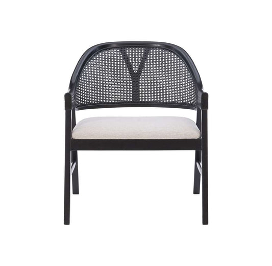 Powell Company - Nyla Dining Chair, Black/Light Beige Cushion - D1494D22AC veiw 2