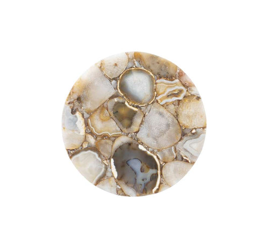 Powell Company - Rian Spiral Drink Table Amber Agate - D1323A20A veiw 2