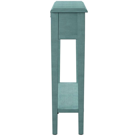 Powell Company - Sadie Teal Long Console - 16A8213T veiw 2