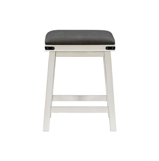 Powell Company - Serrano Counter Stool Off White - D1123B17CSW veiw 2