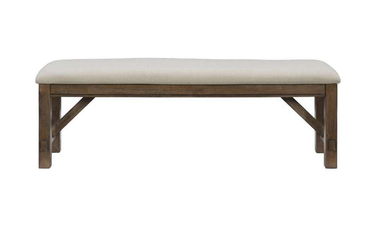 Powell Company - Turino Rustic Umber Bench - D1248D19BB veiw 2