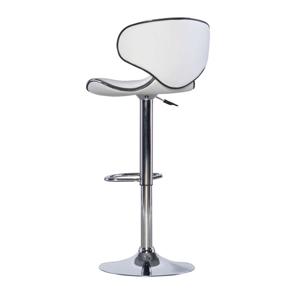 Powell Company - White Adjustable Barstool - 736-890 veiw 6