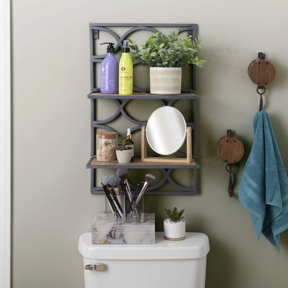 Powell Company - Willem Wall Shelves Nickel - D1413A21 veiw 6