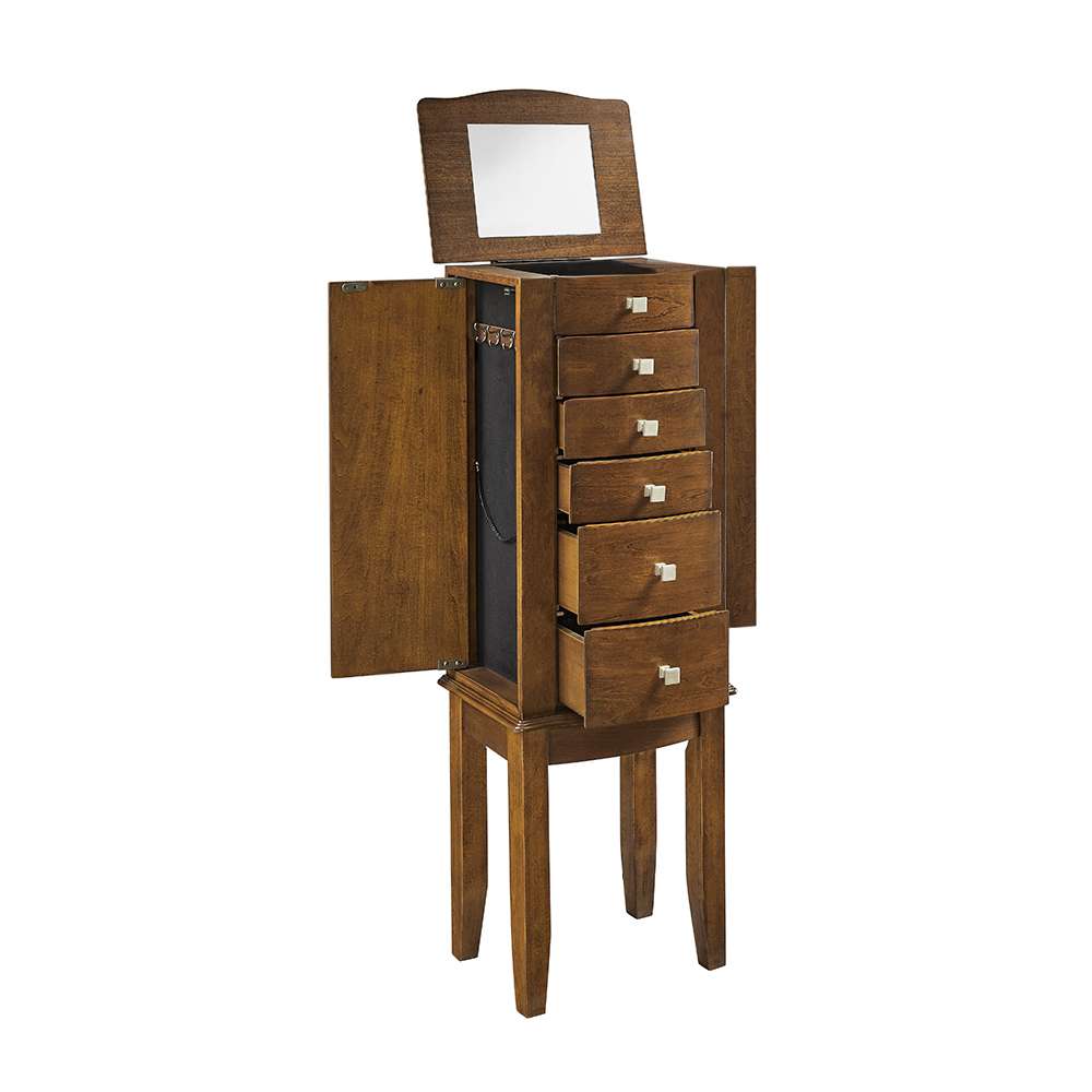 Powell Company - Zinnia Jewelry Armoire Brown - D1508J23 veiw 1