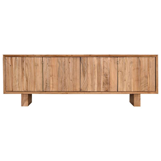 Primo International - Marisol 71 in. Natural Wood 4 Door TV Stand - 64725 veiw 2