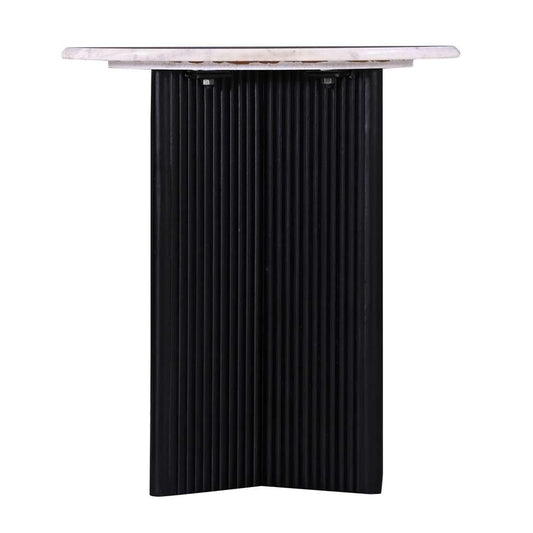Primo International - Pearce 20 in. Mable Topped Pedestal Side Table - 62965 veiw 2